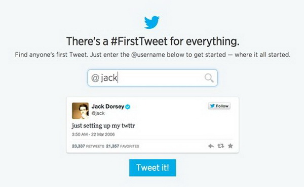 8ขวบของทวิตเตอร์มาดูทวิตแรกของโลกใบนี้