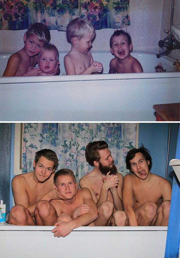 ภาพถ่ายสไตล์ Before and After ที่จะทำให้คุณ “คิดถึงครอบครัว”