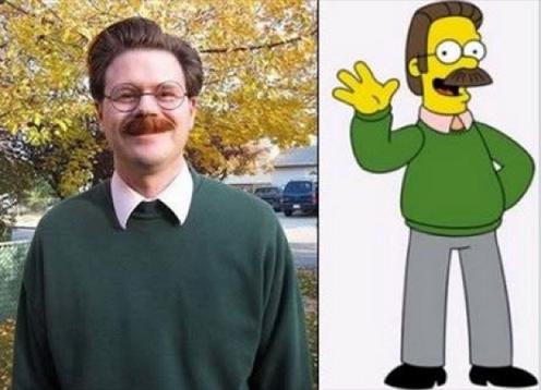 7. Ned Flanders จากเรื่อง The Simpsons