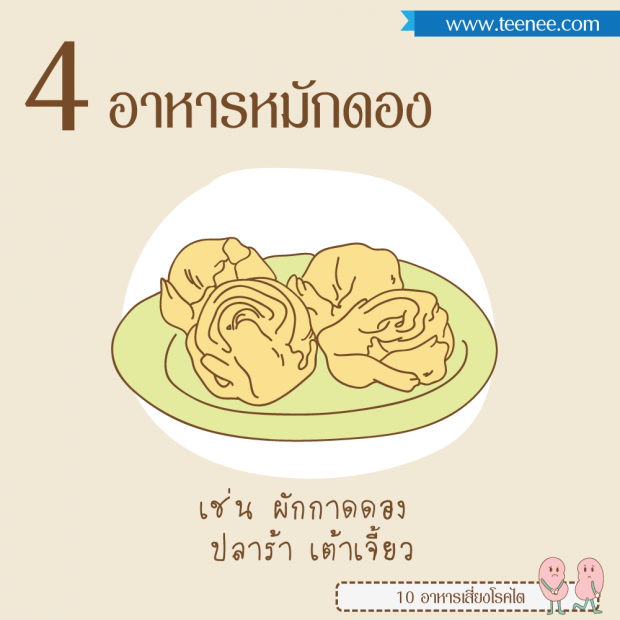 ระวัง!! 10อาหารเสี่ยงโรคไต‏