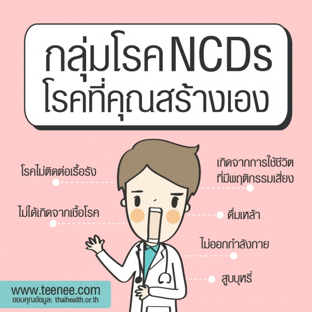 กลุ่มโรค NCDs”โรคที่คุณสร้างเอง”