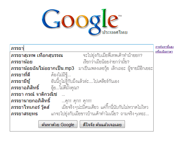 เรื่องขำๆ ของ Google ฮาโคตรๆ