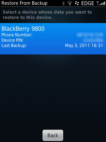 Blackberry Protect ระบบค้นหาในกรณี BB หาย