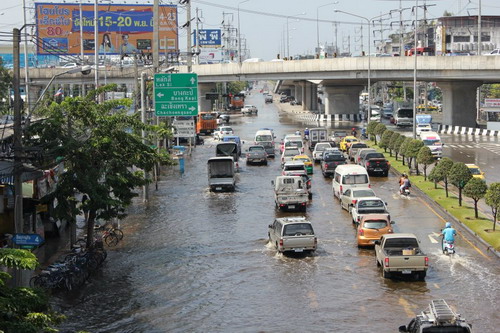 ภาพสำรวจน้ำเส้นทาง แสนแสบ-มีนบุรี-บางชัน 