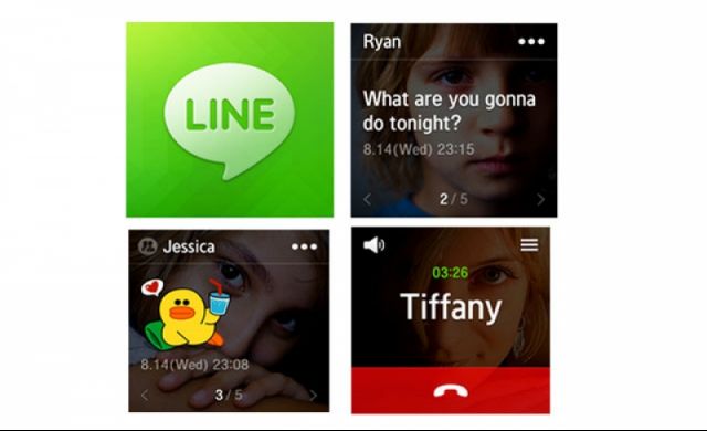 LINE บน Galaxy Gear นาฬิกาข้อมืออัจฉริย เริ่มให้บริการ ต.ค.นี้ 