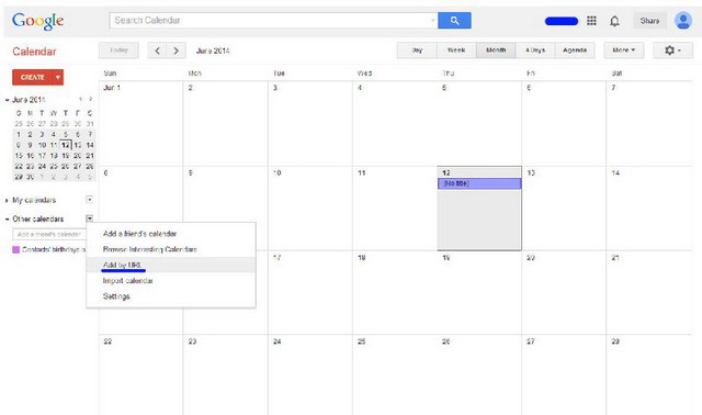 ลองดู! วิธีเพิ่มตารางฟุตบอลโลก2014ลง คอมพิวเตอร์-สมาร์ทโฟน-แทบเล็ตผ่านGoogle Calendar