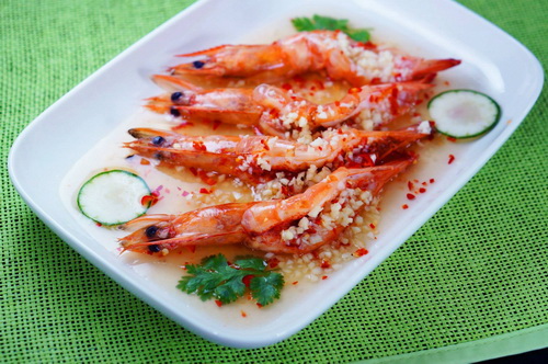 กุ้งนึ่งมะนาว แซ่บซี๊ดโดนใจ!