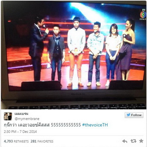 รวมทวีตสุดฮา!! จากชาว Twitter หลังจาก The Voice Season 3 จบลง