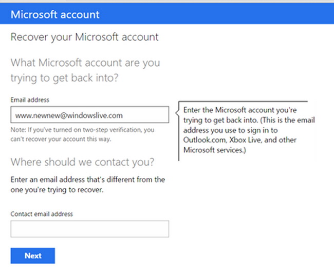 ลืมรหัสผ่าน e-mail บน Hotmail  (จำรหัสผ่านเมลสำรองไม่ได้ด้วย) ทำไงดี?