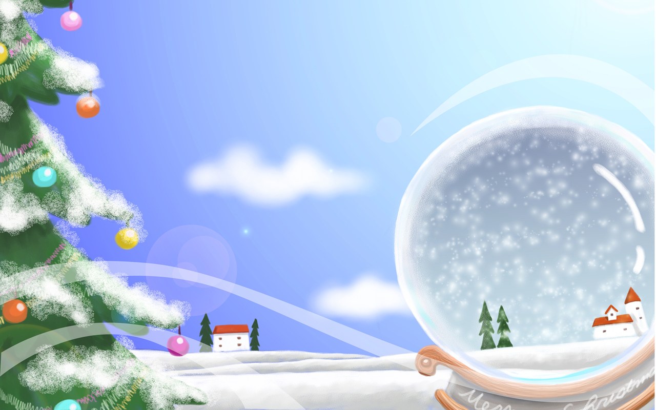 วอลเปเปอร์ Lovely Christmas CG Art and Paintings