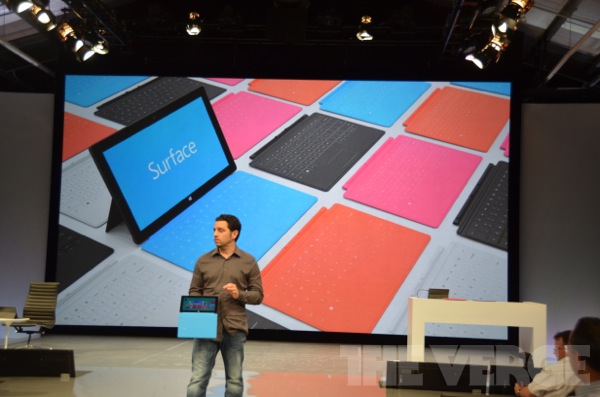 Microsoft เปิดตัวแท็บเล็ต Windows8 ในชื่อ Microsoft Surface
