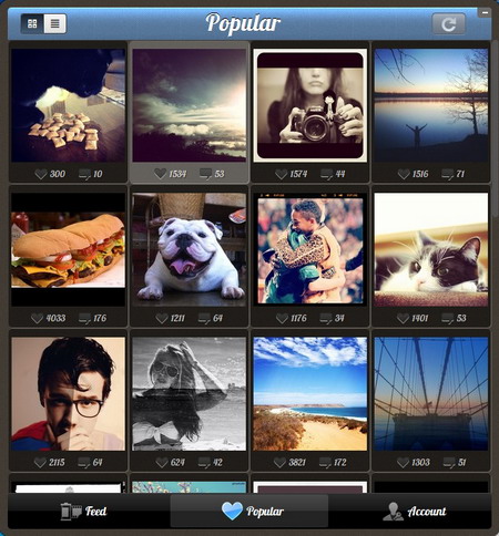 Instagrille มาเล่น Instagram บน PC กันเถอะ