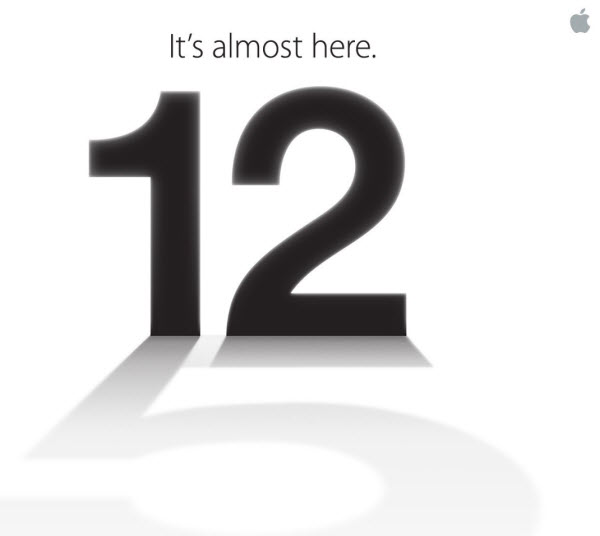 Apple ประกาศวันเปิดตัว iPhone 5 แล้ว, วันที่ 12 กันยายน 2012