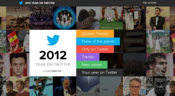 Twitter สรุปประเด็นร้อนของปี 2012