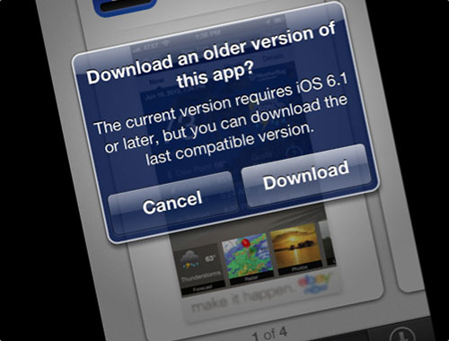 Apple ใจดี ให้ใช้แอพเก่ากับ iOS รุ่นเก่า
