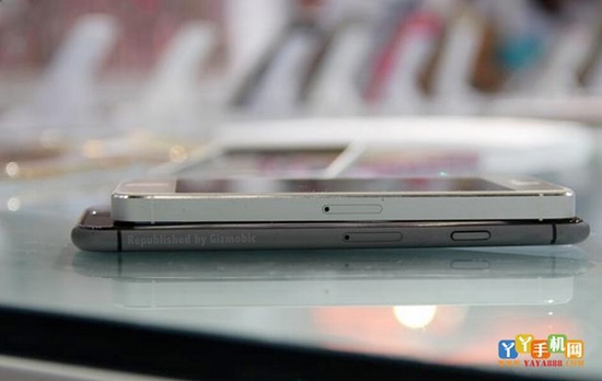เทียบความบาง iPhone6 หน้าจอ 4.7 นิ้วสี Space Gray กับ iPhone5