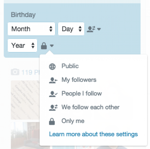 Twitter อัพเดตล่าสุด จะสามารถเพิ่มข้อมูลวันเกิดได้แล้ว