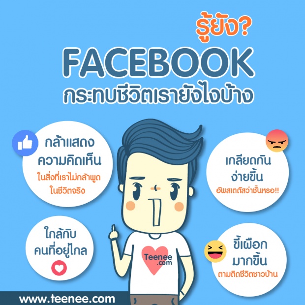 รู้ยัง Facebook กระทบชีวิตเรายังไง