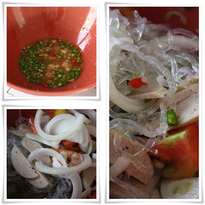 ยำรวมมิตร (เปรี้ยวๆ เผ็ดๆ)