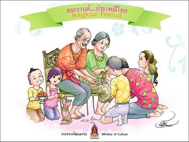 ภาษาน่ารู้ กับ เทศกาลวันสงกรานต์ 