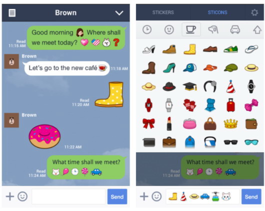 Line เปิดตัว Sticons เพิ่มสัญลักษณ์ต่างๆมากกว่า 1,000 แบบ พร้อมวิธีใช้