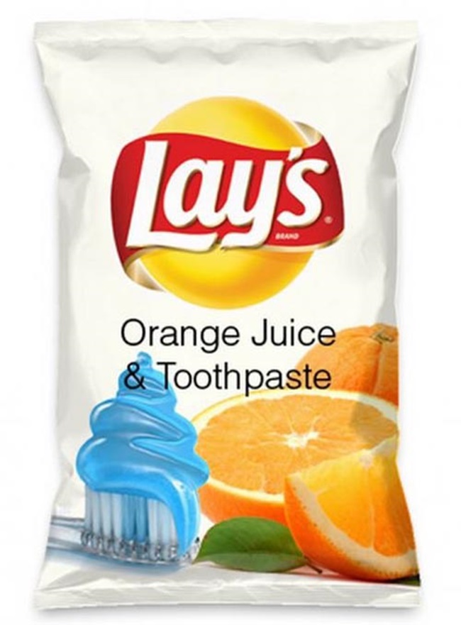 ส้มและยาสีฟัน