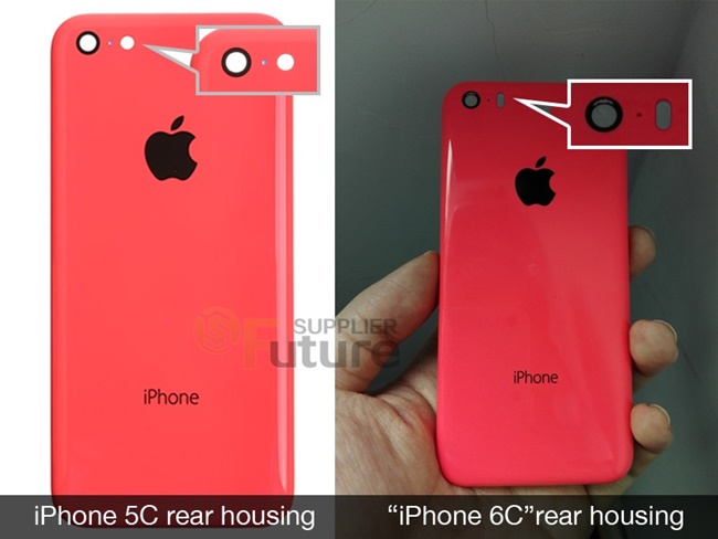 หลุดอีก!! ฝาหลัง iPhone 6c แฟลช Dual LED , ช่องลำโพงคู่