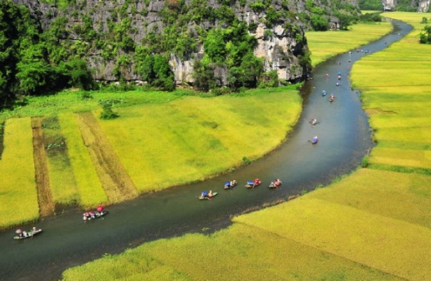 ภูมิทัศน์จ่างอาน (Trang An) สวรรค์บนดินที่ต้องมาเยือน!