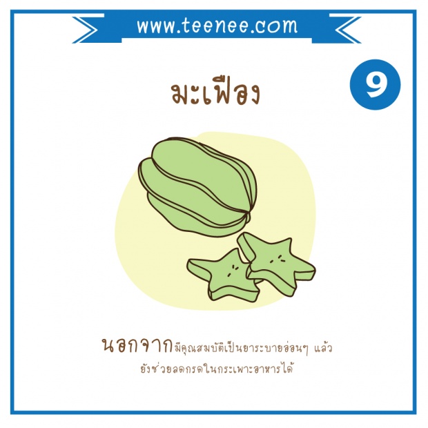 10 ผลไม้แก้ท้องผูก