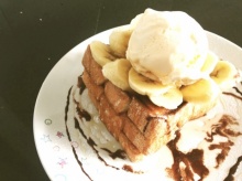 ฺBanana honey toast  ง่ายไโดยใช้กระทะ