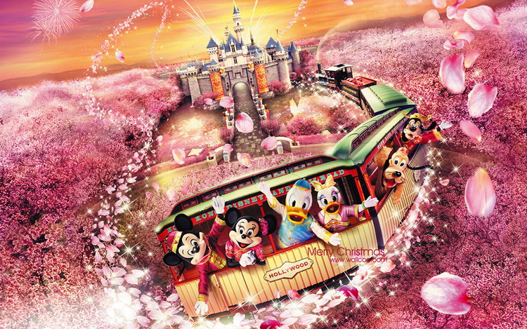 วอลเปเปอร์ Hong Kong Disneyland Christmas Fantasy