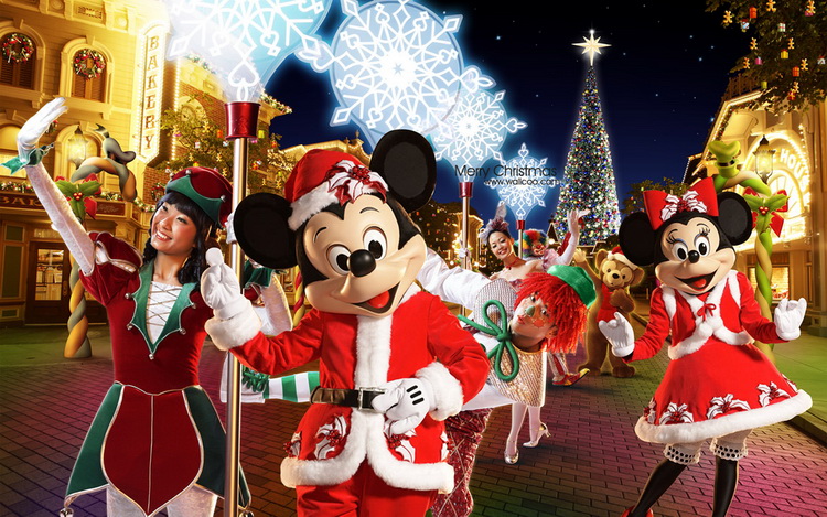 วอลเปเปอร์ Hong Kong Disneyland Christmas Fantasy