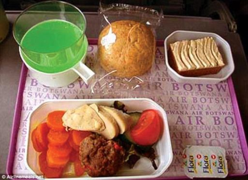  อาหารที่มีแต่ผักบนบนสายการบินเอสโตเนีย 