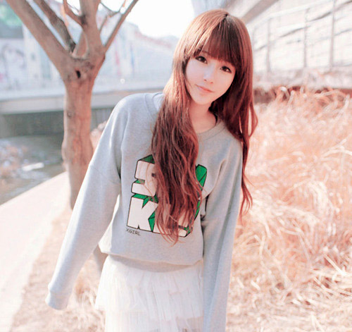 เสื้อกันหนาว น่ารักๆ แบบสาวเกาหลี