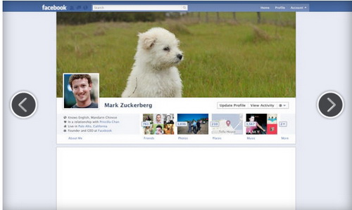 วิวัฒนาการเว็บ facebook เนื่องในวันครบรอบ 10ปี 