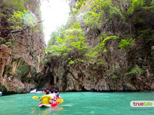 สวรรค์ทะเลใต้ เที่ยวเกาะห้อง พายแคนู ที่อ่าวพังงา