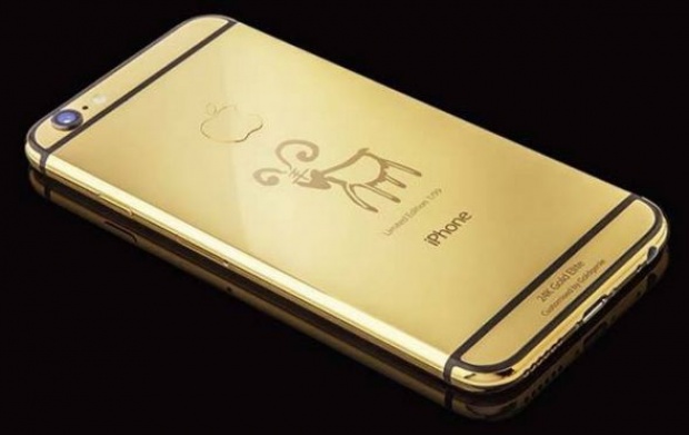 มั่งมีศรีสุขรับตรุษจีนด้วย iPhone 6 ทองคำแท้ลายแพะสุดหรูหรา