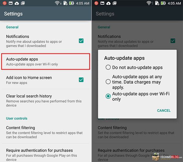 ทำไง?! ไม่ให้แอปพลิเคชันบน Android อัพเดทเองแบบอัตโนมัติ?