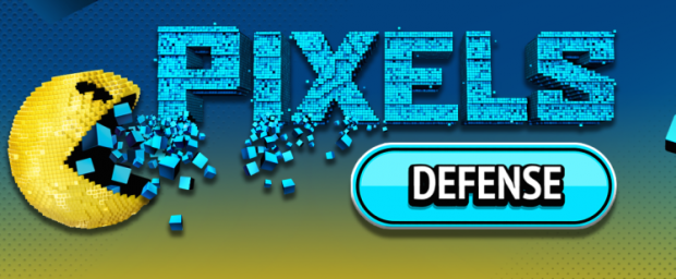 Bandai Namco ปล่อยเกมส์ Pixels Defense บนแอนดรอยด์ โปรโมตหนัง Pixels