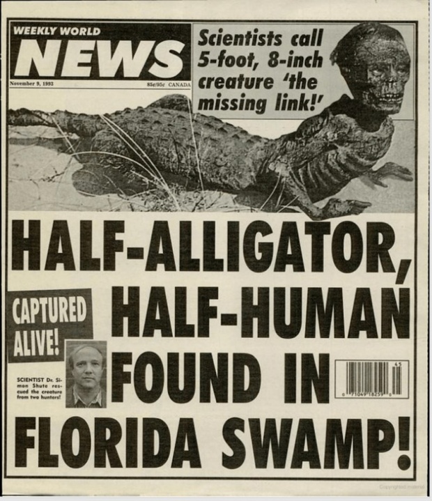 Jake The Aligator Manซากศพครึ่งมนุษย์ครึ่งจระเข้
