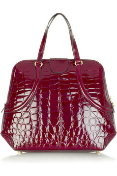 Alexander McQueen  Stamped leather tote 