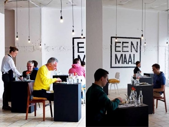 Eenmaal – Table-for-One Restaurant ร้านอาหารสำหรับกินคนเดียว