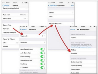 ทริคเด็ด!ในการติดตั้งเพิ่มคีย์บอร์ดใหม่ แบบ Third-Party บน iOS8