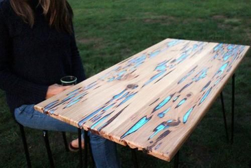 เจ๋ง!! วิธีสร้าง โต๊ะไม้เรืองแสง สุดครีเอท ราคาสบายกระเป๋า