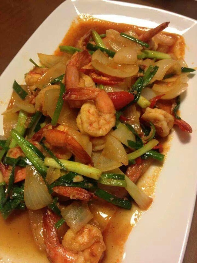 กุ้งผัดพริกเผา