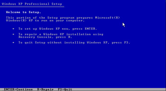 กู้ Windows XP แบบไม่ต้องลงใหม่