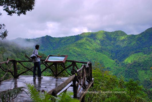 เที่ยวทองผาภูมิ ชมความงามจุดชมวิวเนินช้างเผือก