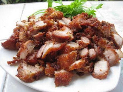 หมูทอด 