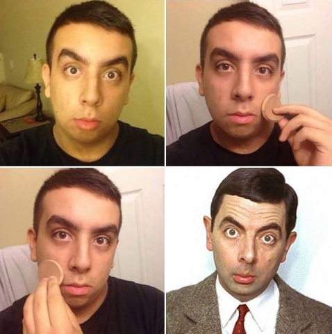 MakeupTransformation เทรนด์แต่งหน้าเลียนแบบสุดฮา บ้าหลุดโลก