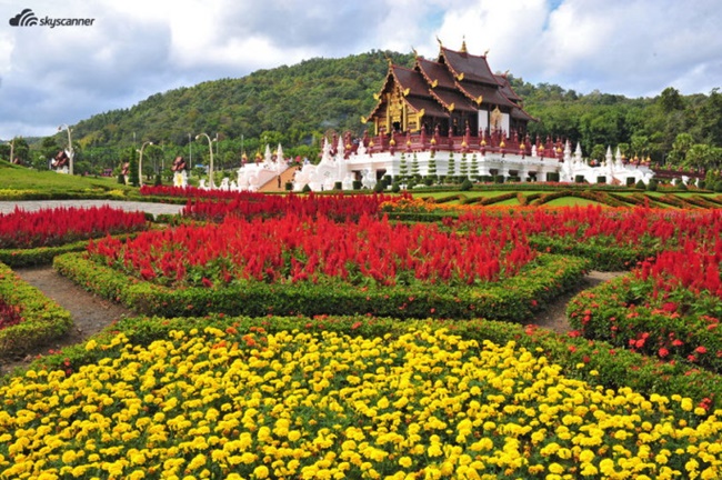 สวนพฤกษศาสตร์เฉลิมพระเกียรติฯ ที่จังหวัดเชียงใหม่ ประเทศไทย